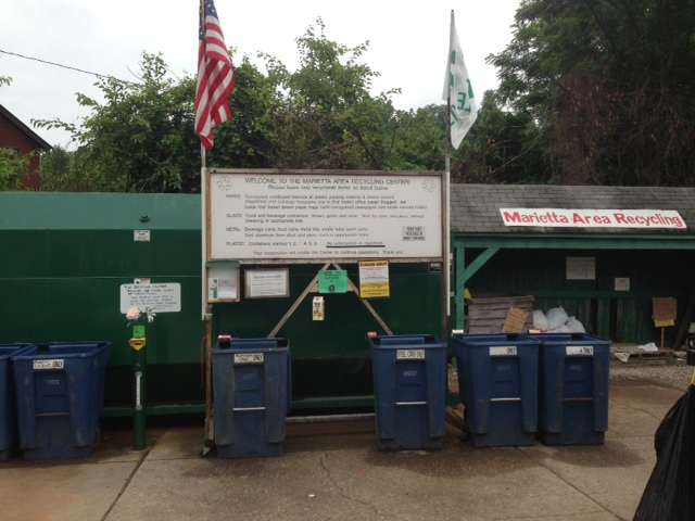 Recycling center information